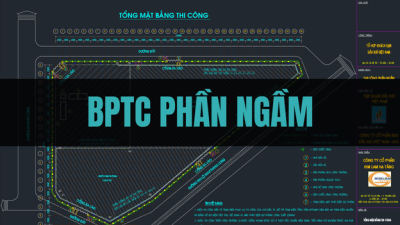 Download File CAD Biện pháp thi công tầng hầm (Full 30 bản vẽ + Thuyết minh + Bảng tính]