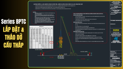 Series Biện Pháp Thi Công - P2: Lắp Đặt và Tháo Dỡ Cẩu Tháp Tòa Nhà Hỗn Hợp