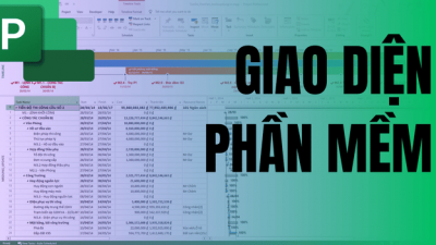 Học MS Project: Khám phá giao diện phần mềm Ms Project