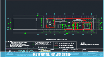 [BV] Nhà vườn chí ninh ( Nha Trang ) -  Full Kiến trúc + Kết cấu + Điện nước + Thống kê thép