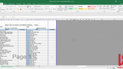Tài liệu Hồ sơ an toàn lao động (File Excel và Word)